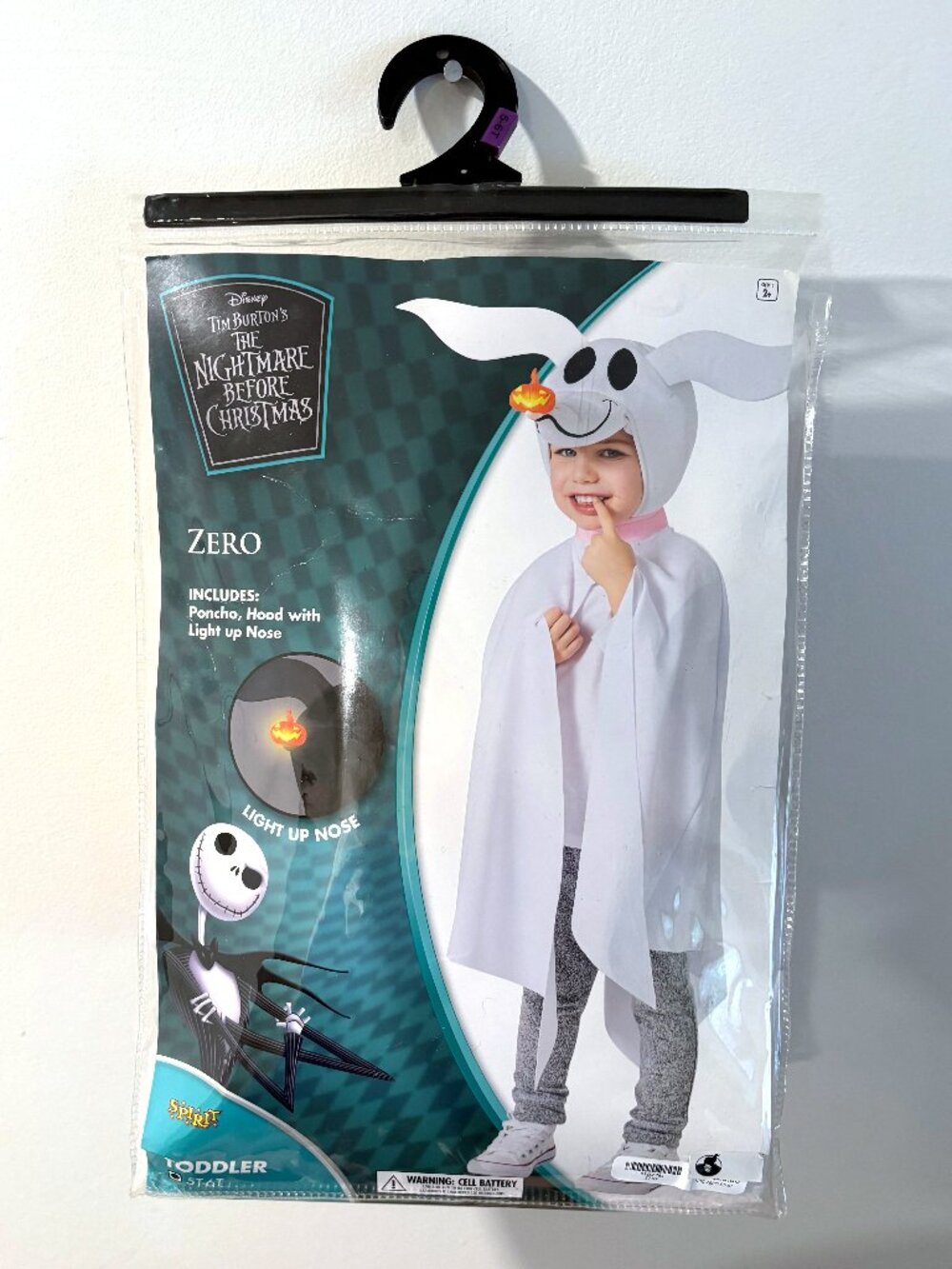 Costume ZERO - Toddler Size 5-6
